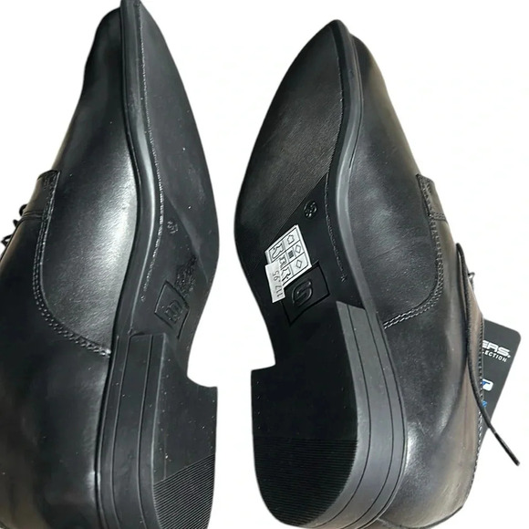 Sketchers shoes,men leather,black, NEW! Oxford,classic fit,air cooled ,204850 - Picture 8 of 16
